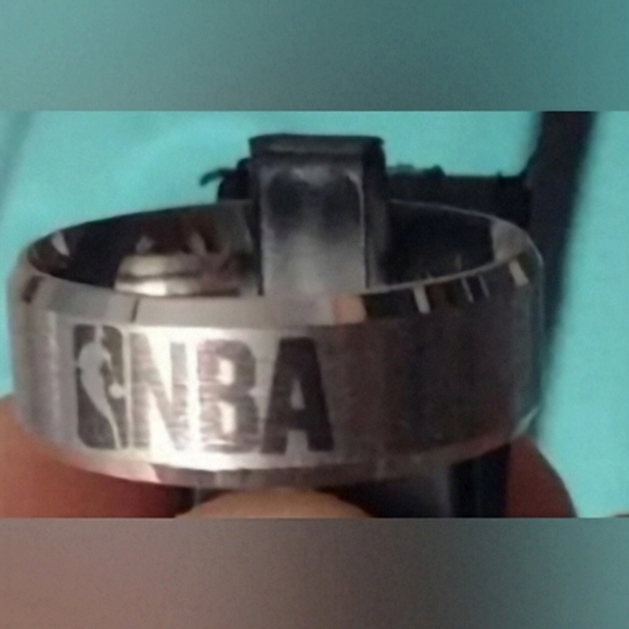 NEW! SPALDING BASKETBALL KEYCHAIN w/SIZE 9 SILVER PLATED SPORTS RING AND POSTER! - Picture 11 of 16